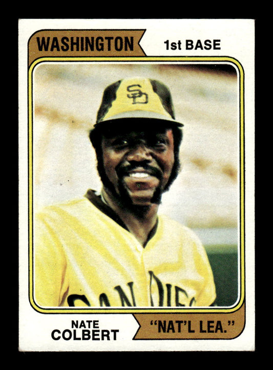 1974 Topps #125 Nate Colbert SP Washington EX 10013138