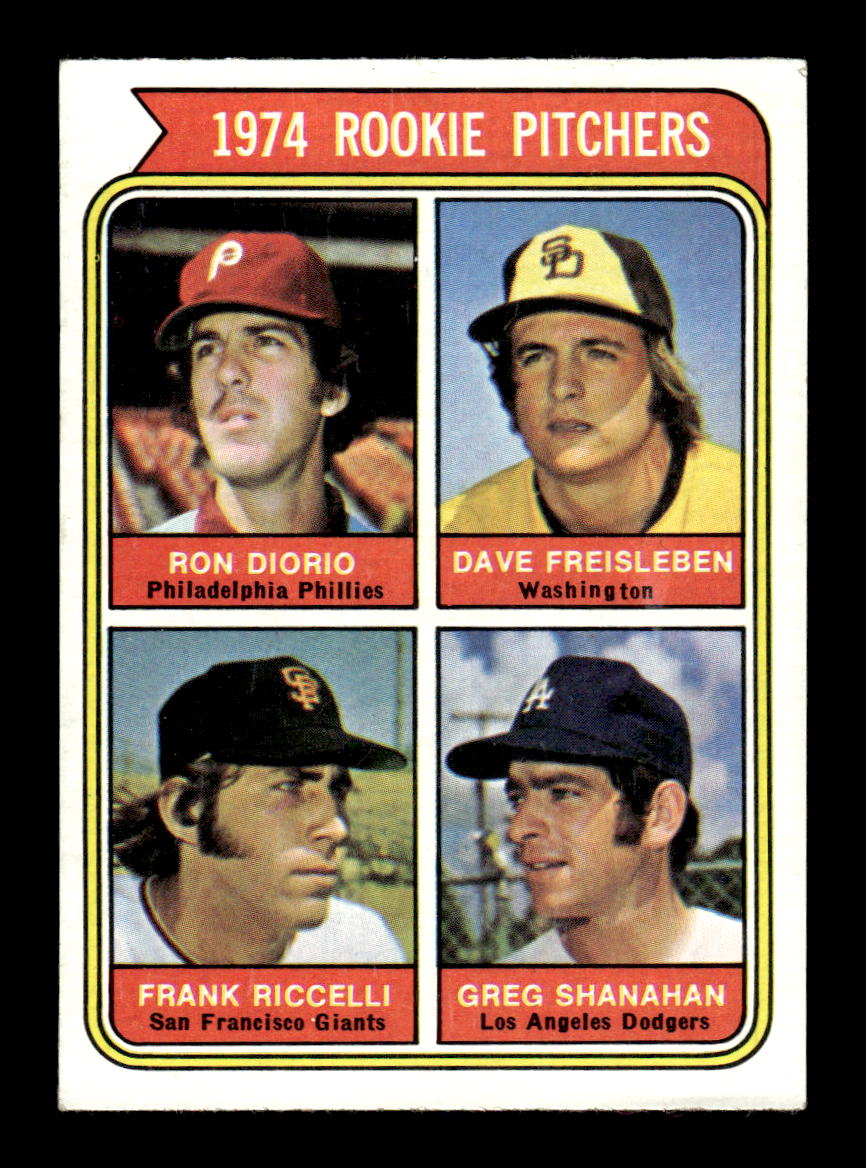 1974 Topps #599 Dave Freisleben EX-EXMINT (variation) 10013140
