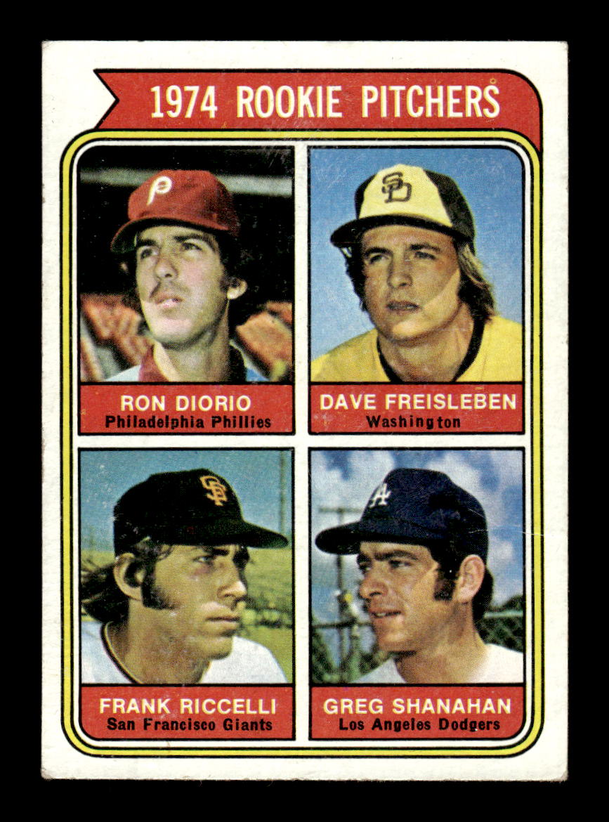 1974 Topps #599 Dave Freisleben EX-EXMINT (variation) 10013141