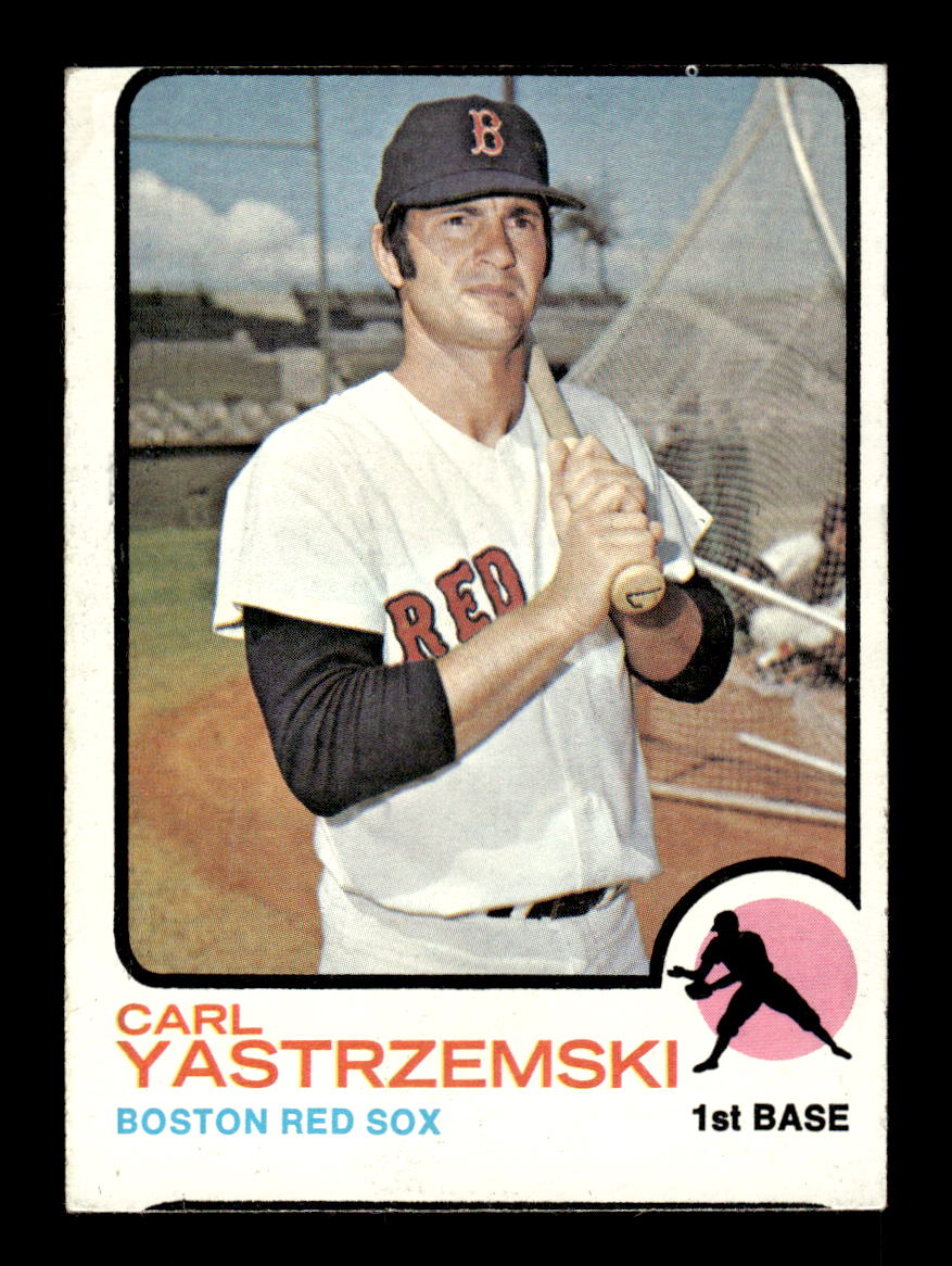 1973 Topps #245 Carl Yastrzemski Boston Red Sox EX MC 10013142