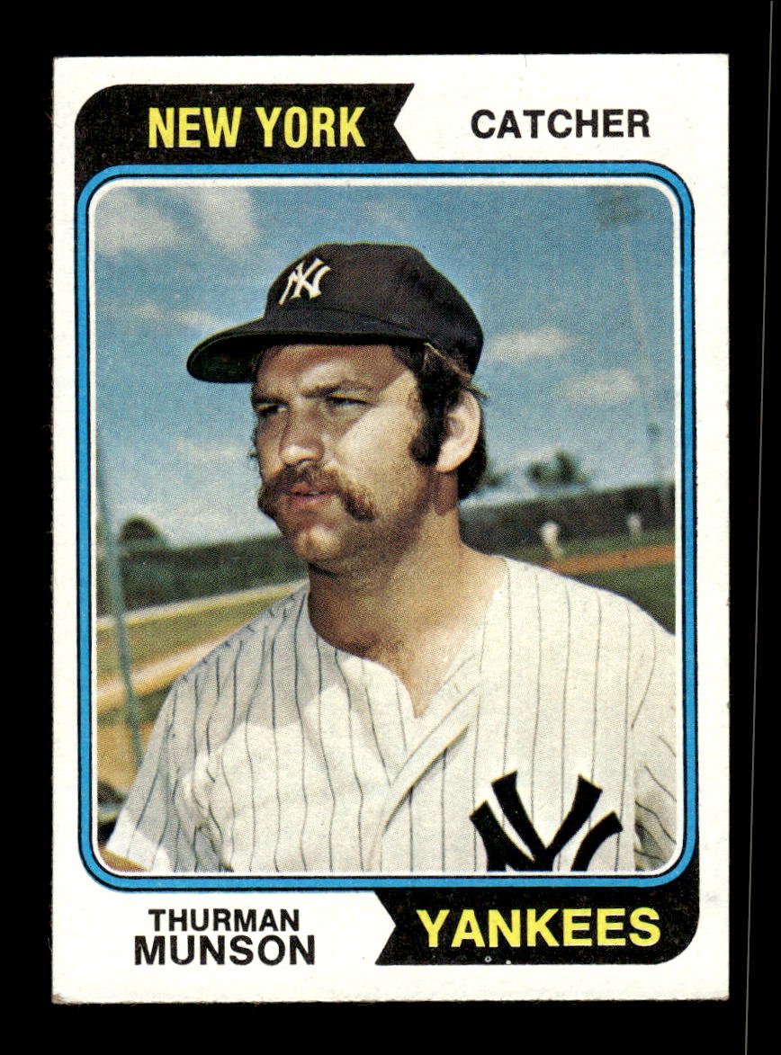1974 Topps #340 Thurman Munson New York Yankees EX 10013156