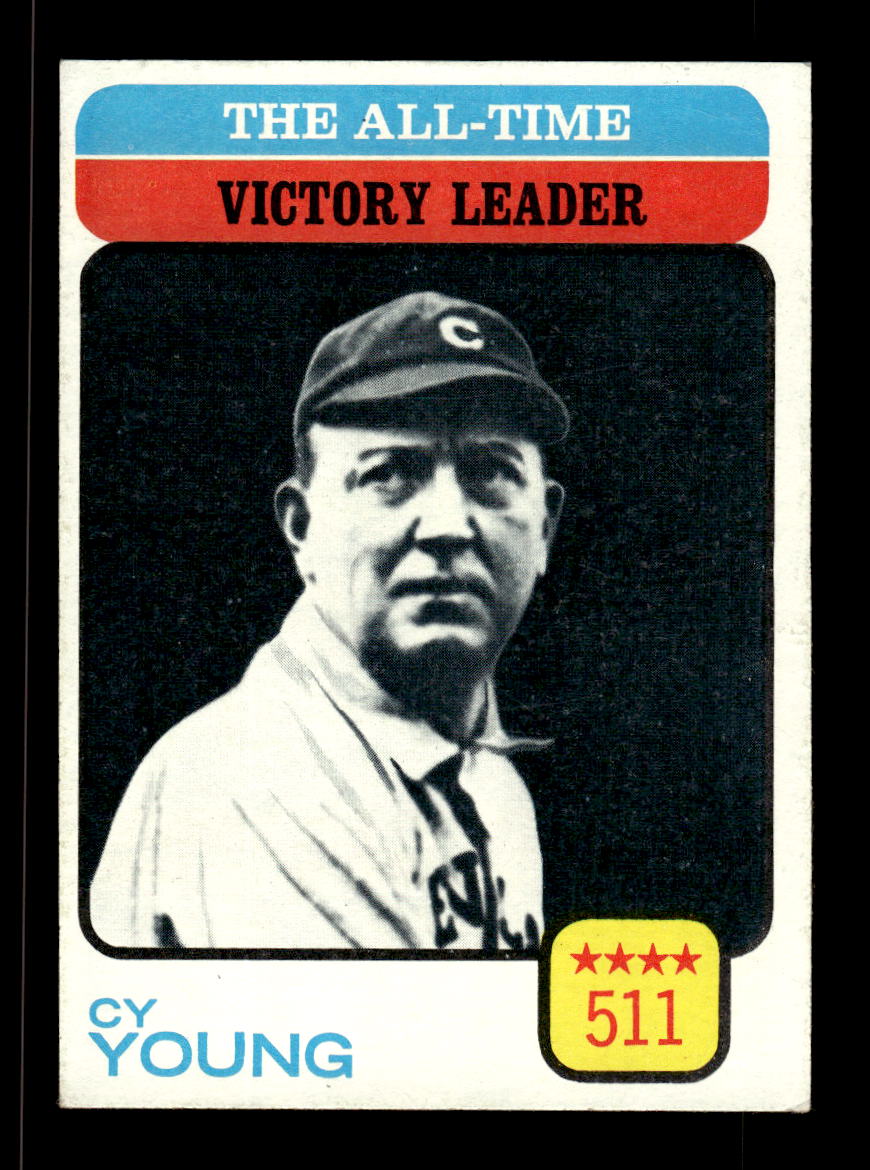 1973 Topps #477 The All-Time Victory Leader Cy Young EX 10013199