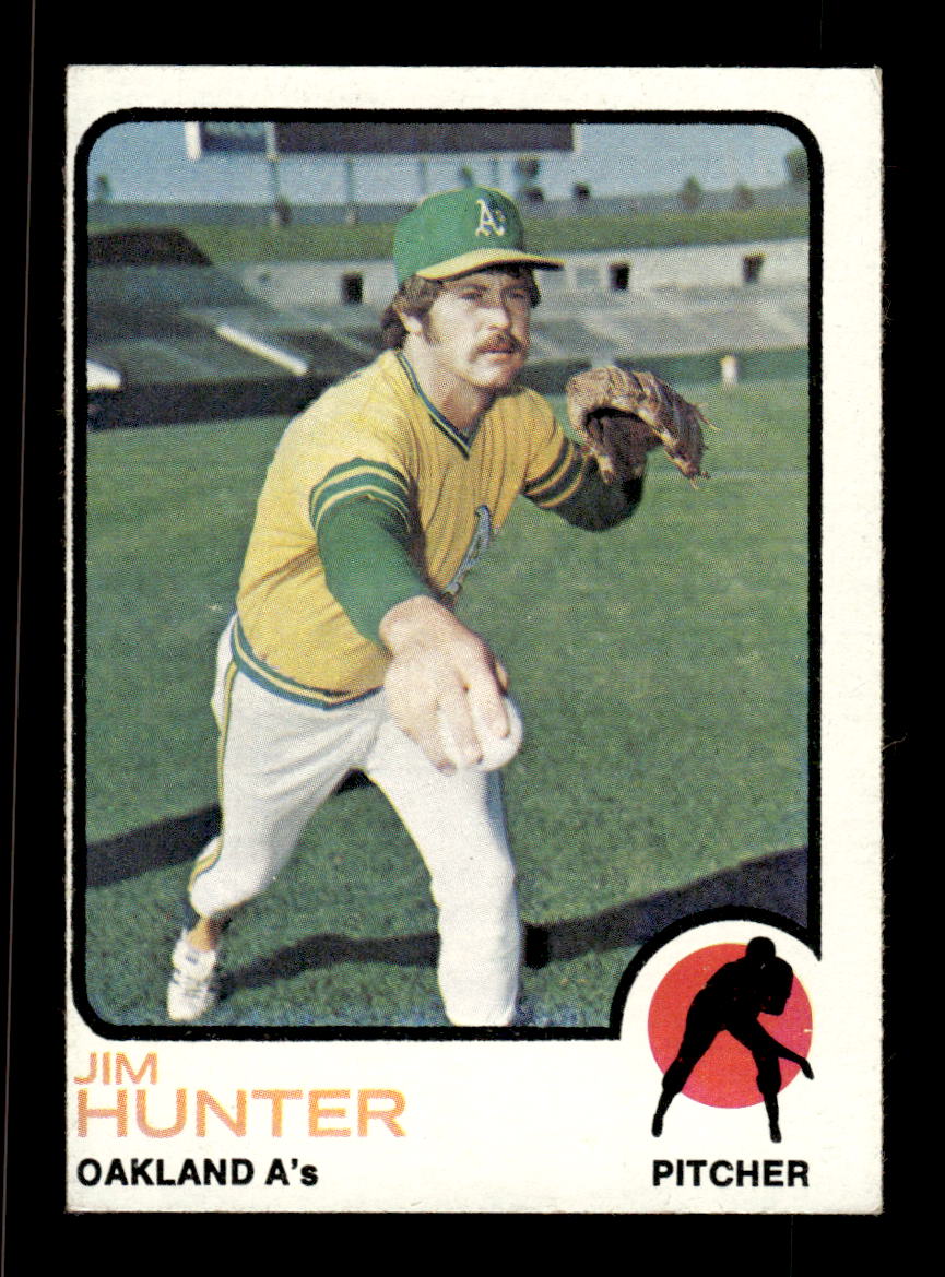 1973 Topps #235 Jim Hunter Oakland Athletics EX 10013204