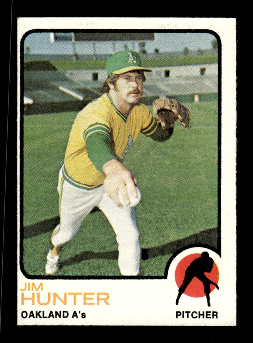 1973 Topps #235 Jim Hunter Oakland Athletics EX 10013206