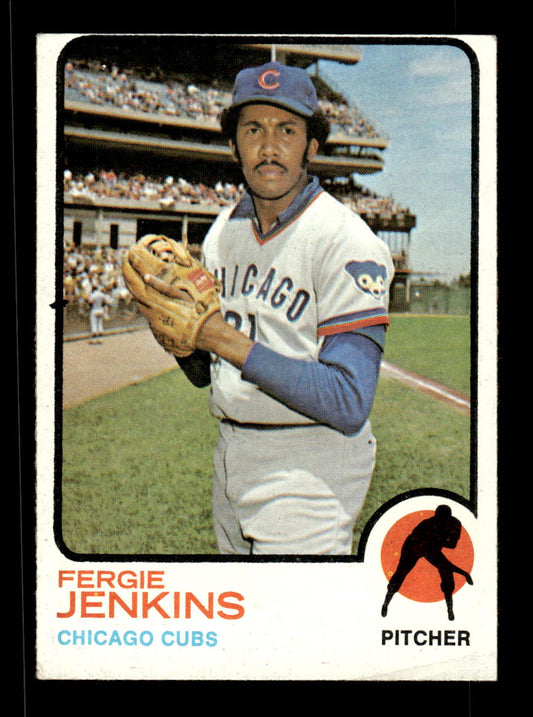 1973 Topps #180 Fergie Jenkins Chicago Cubs VG 10013211