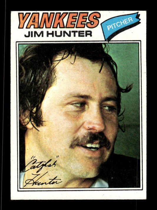 1977 Topps #280 Jim Hunter New York Yankees EX 10013222