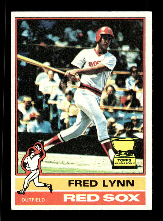 1976 Topps #50 Fred Lynn Boston Red Sox EX 10013223