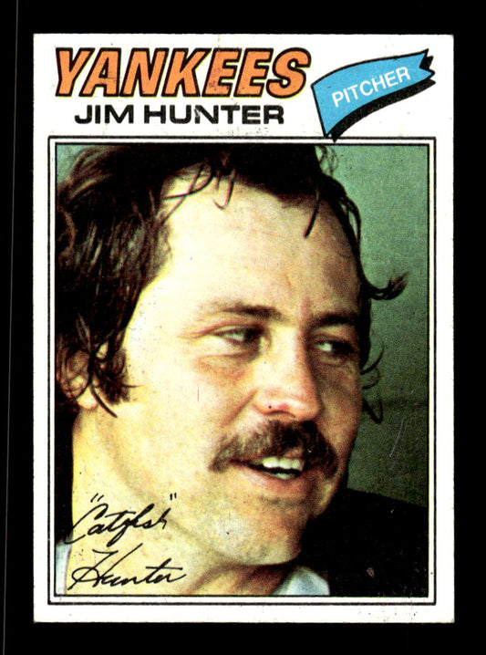1977 Topps #280 Jim Hunter New York Yankees EX 10013224