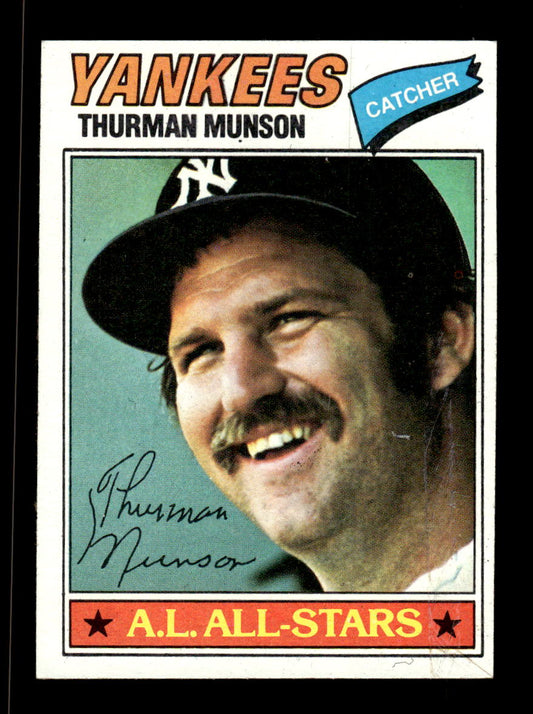 1977 Topps #170 Thurman Munson New York Yankees EX 10013225