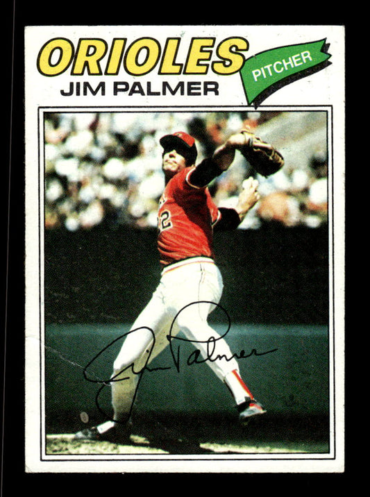 1977 Topps #600 Jim Palmer Baltimore Orioles G/VG 10013232