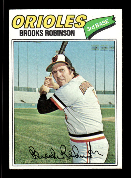 1977 Topps #285 Brooks Robinson Baltimore Orioles EX 10013235