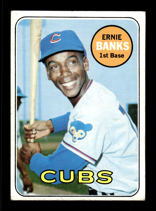 1969 Topps #20 Ernie Banks Chicago Cubs VGEX 10013497