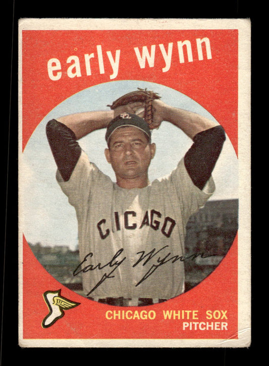 1959 Topps #260b Early Wynn Chicago White Sox VG 10013501