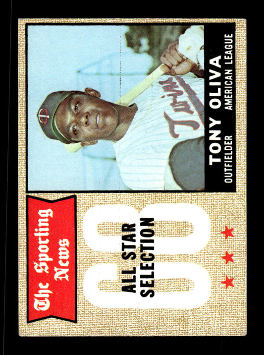 1968 Topps #371 Tony Oliva Minnesota Twins EX 10013503