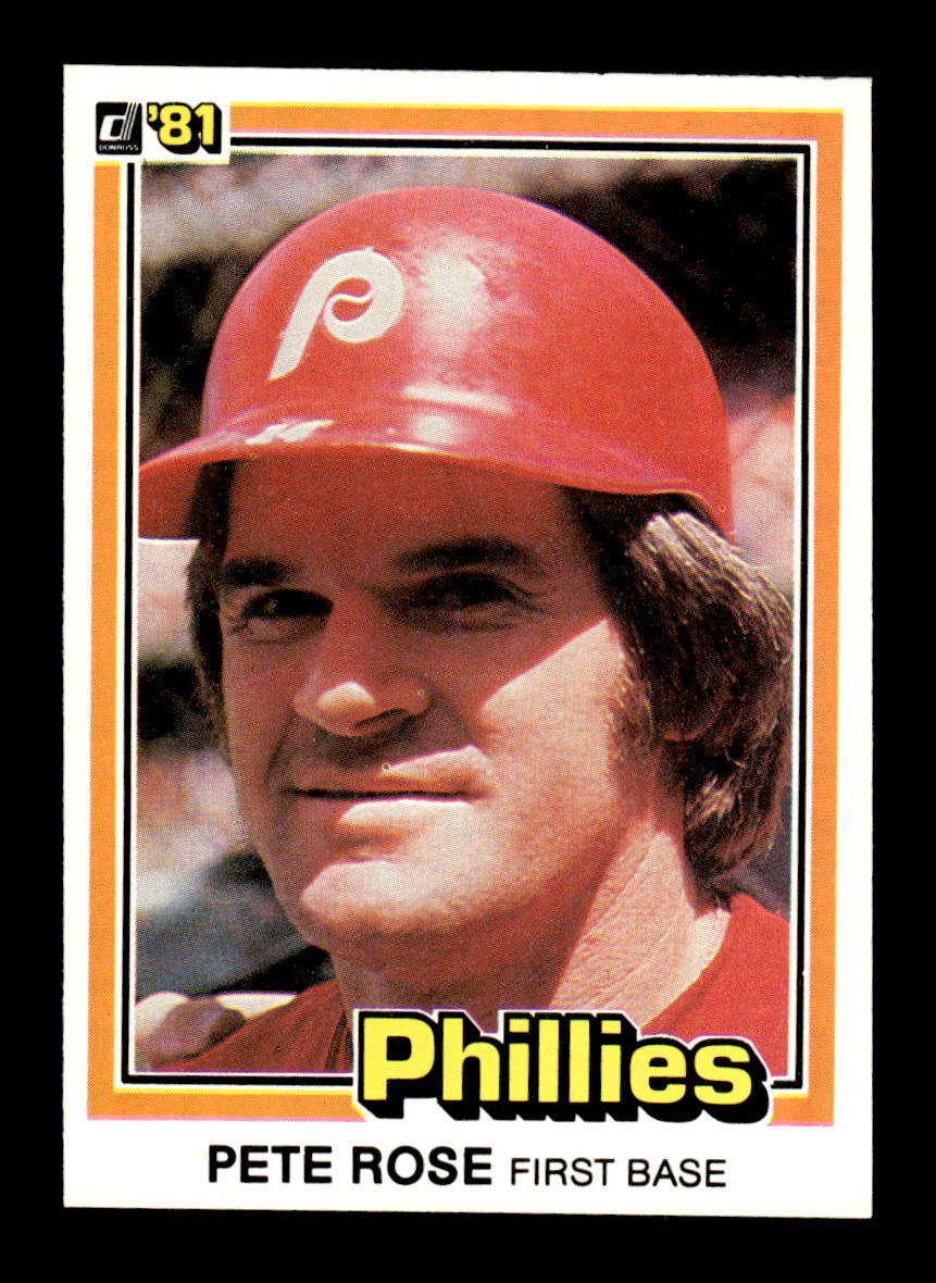 1981 Donruss #371 Pete Rose Philadelphia Phillies VG MM26013511