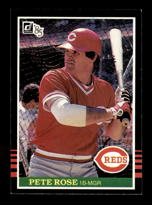 1985 Donruss #641 Pete Rose Cincinnati Reds VG MM26013515