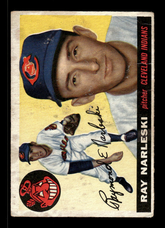 1955 Topps #160 Ray Narleski Cleveland Indians VG MM26013735