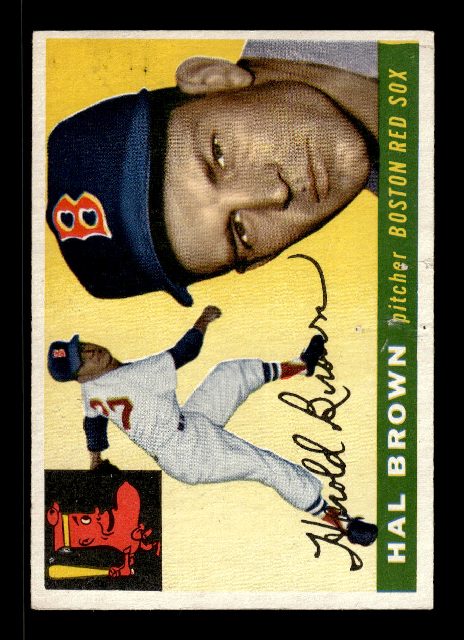 1955 Topps #148 Hal Brown Boston Red Sox VG MM26013739