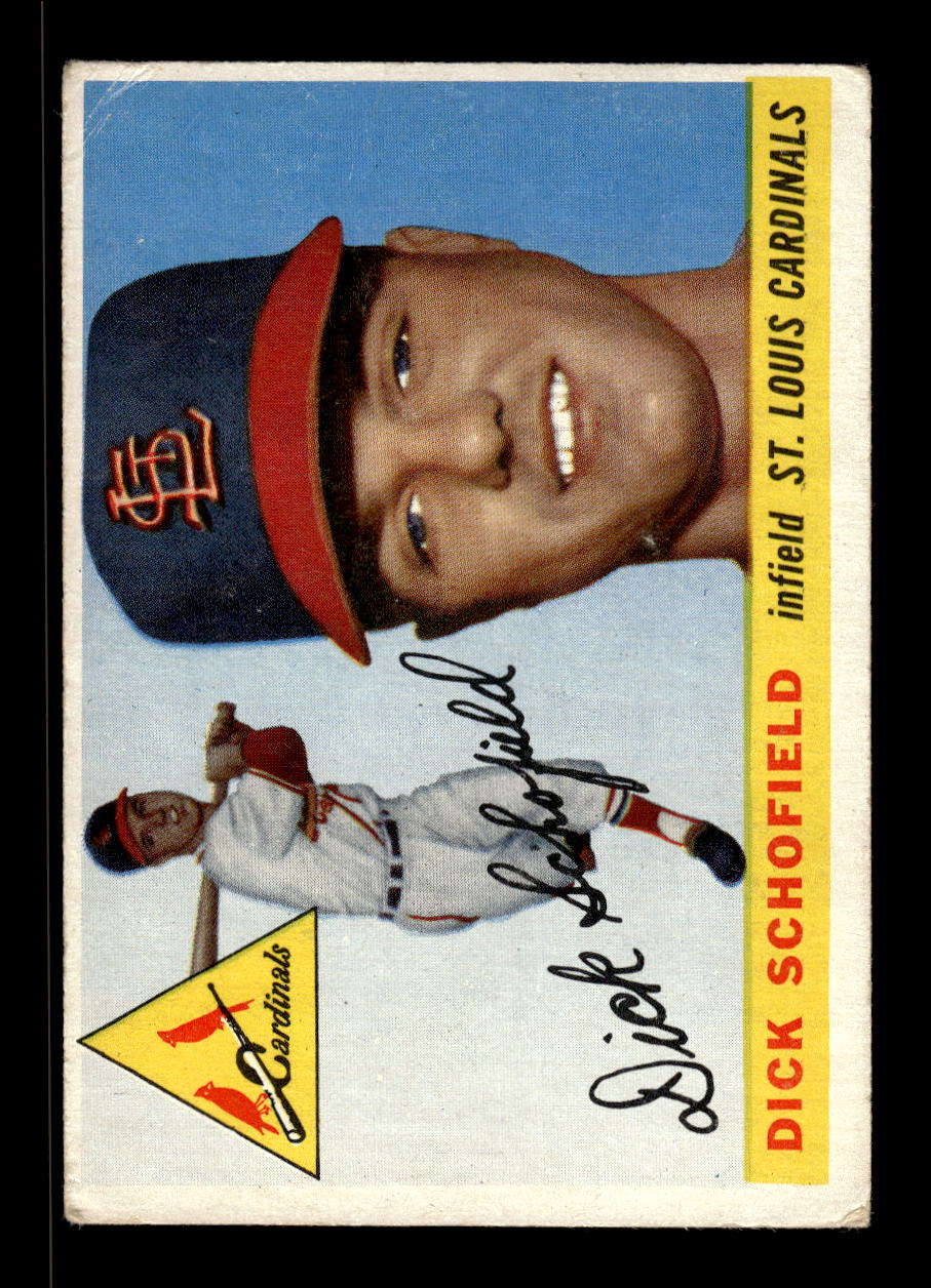 1955 Topps #143 Dick Schofield St. Louis Cardinals VG MM26013743