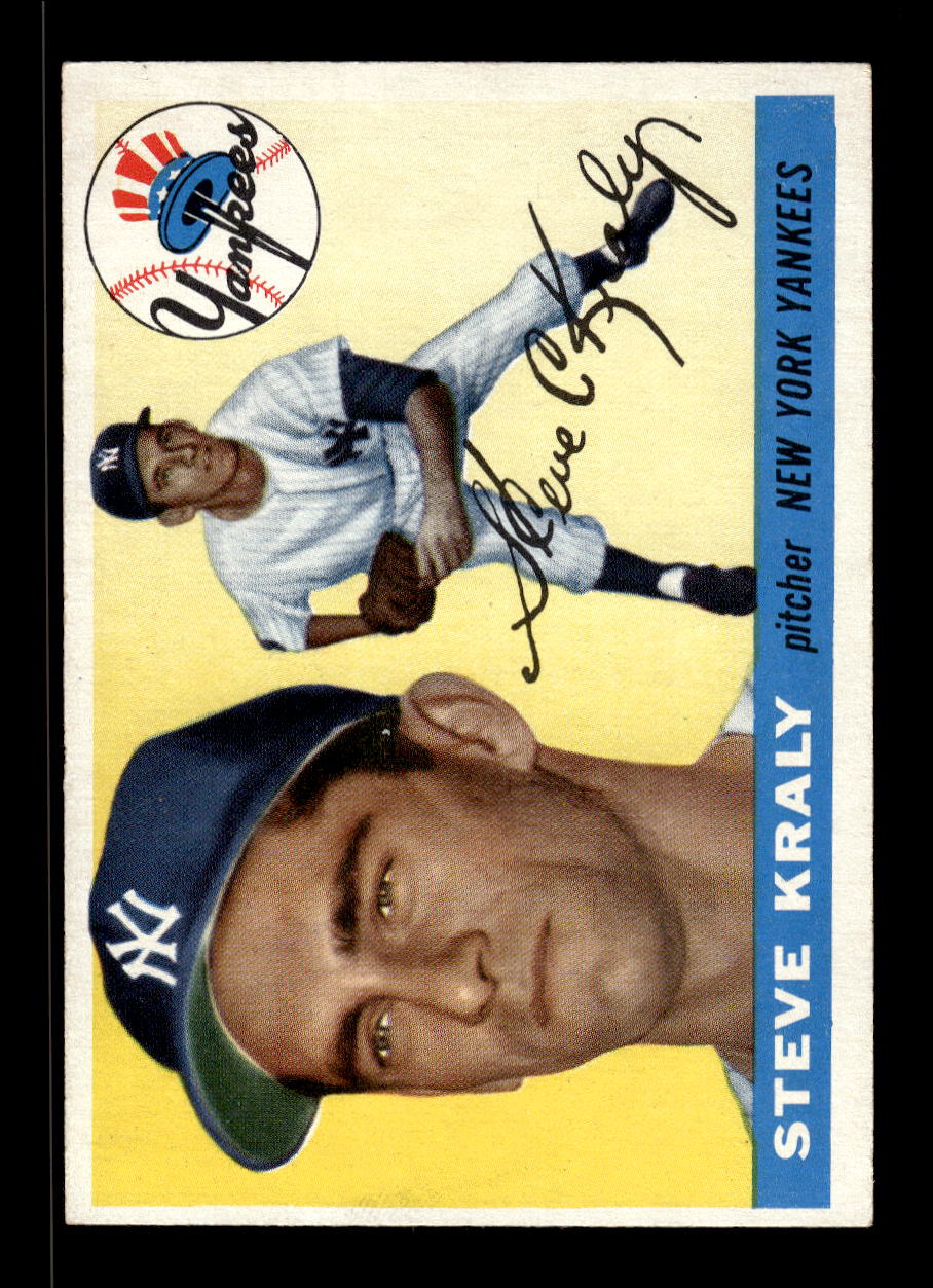 1955 Topps #139 Steve Kraly New York Yankees VG MM26013747