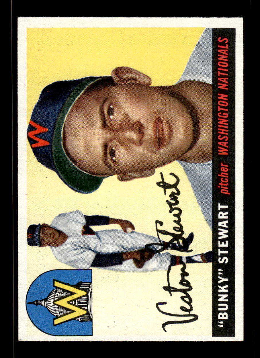 1955 Topps #136 Bunky Stewart Washington Senators VG MM26013749
