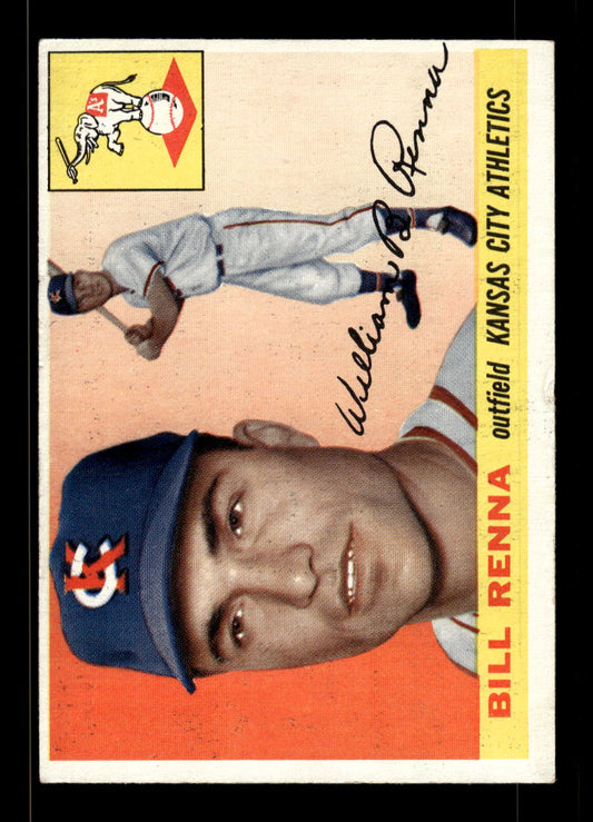 1955 Topps #121 Bill Renna Kansas City Athletics VG MM26013757