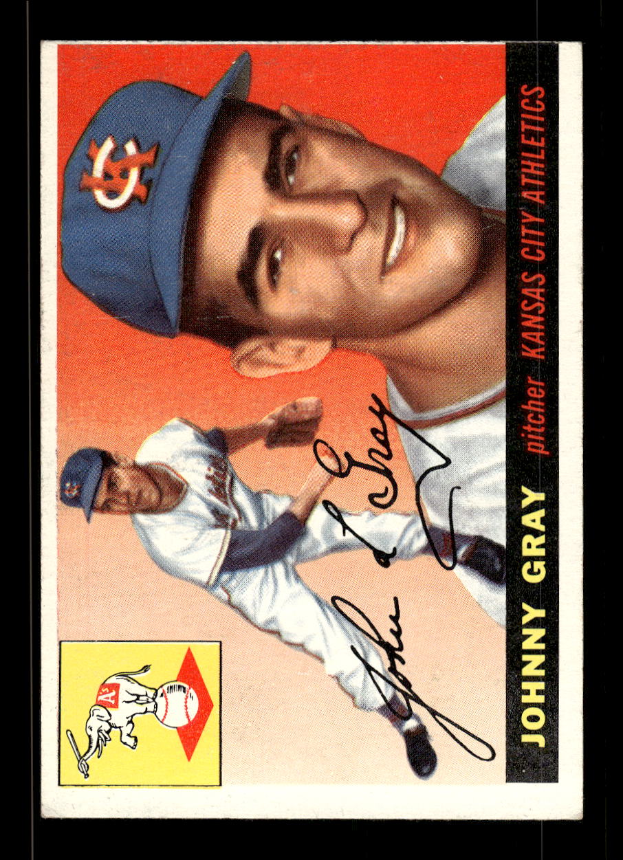 1955 Topps #101 Johnny Gray Kansas City Athletics VG MM26013766