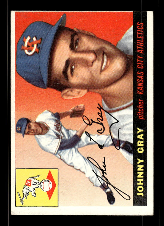 1955 Topps #101 Johnny Gray Kansas City Athletics VG MM26013766