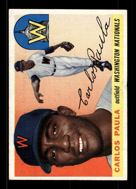 1955 Topps #97 Carlos Paula Washington Senators VG MM26013768