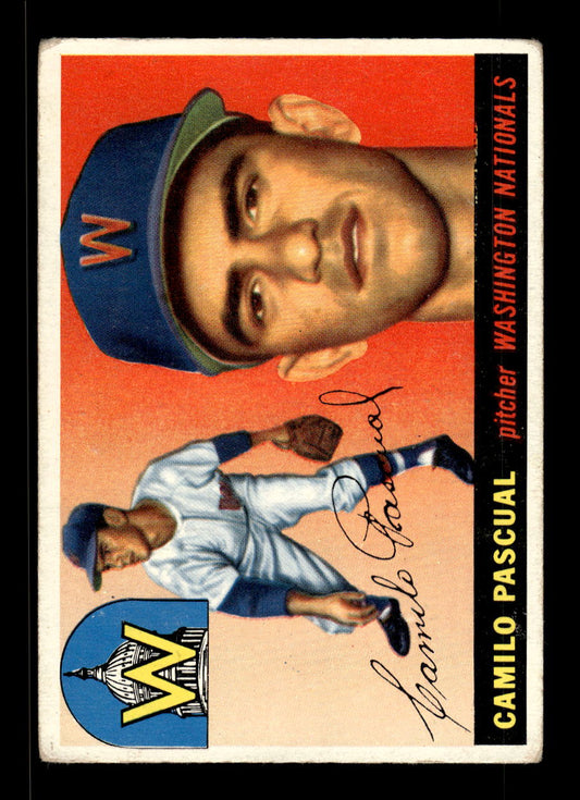 1955 Topps #84 Camilo Pascual Washington Senators VG MM26013777