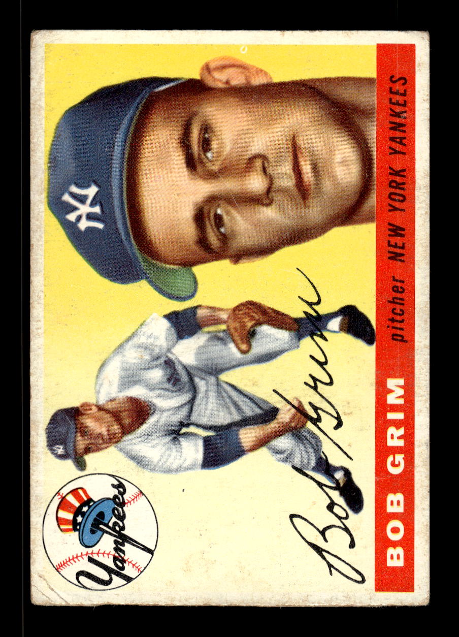 1955 Topps #80 Bob Grim New York Yankees VG MM26013778