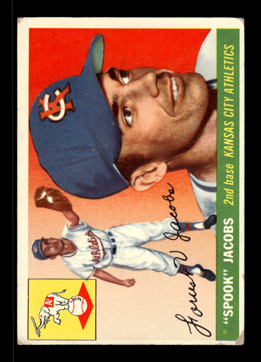 1955 Topps #61 Spook Jacobs Kansas City Athletics VG MM26013785