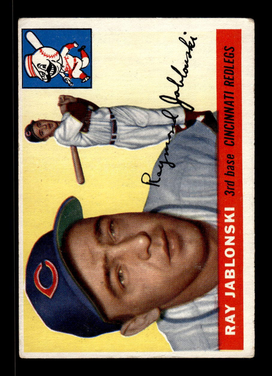 1955 Topps #56 Ray Jablonski Cincinnati Redlegs VG MM26013789