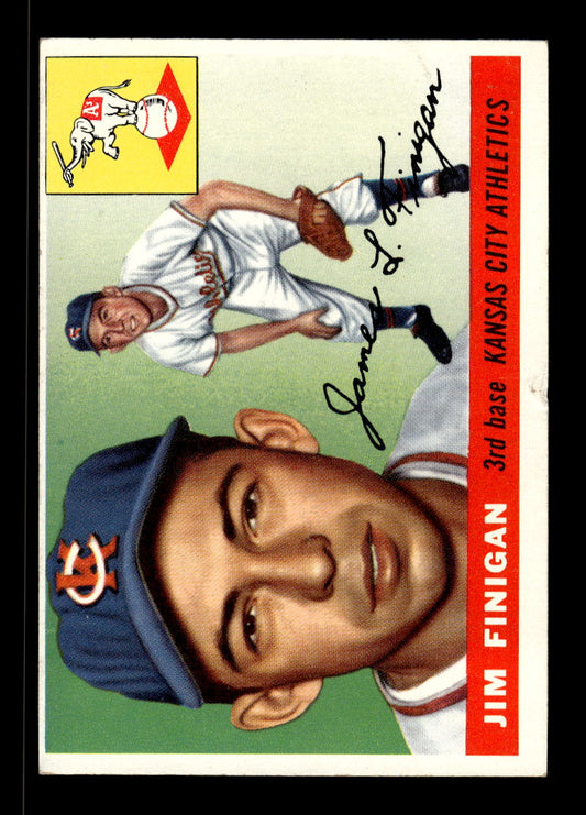 1955 Topps #14 Jim Finigan Kansas City Athletics VG MM26013799