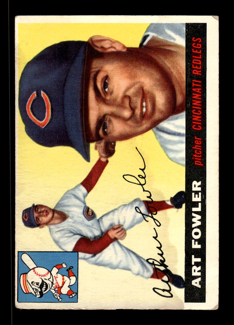 1955 Topps #3 Art Fowler Cincinnati Redlegs VG MM26013802