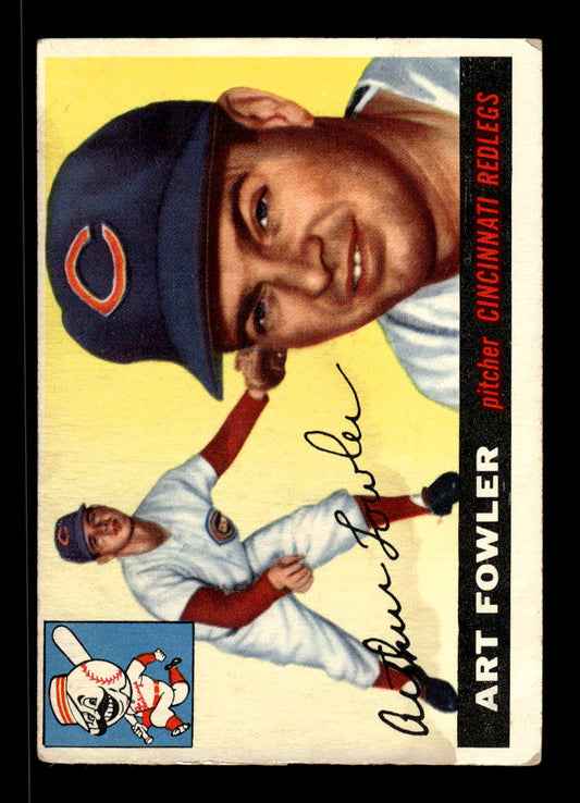 1955 Topps #3 Art Fowler Cincinnati Redlegs VG MM26013802
