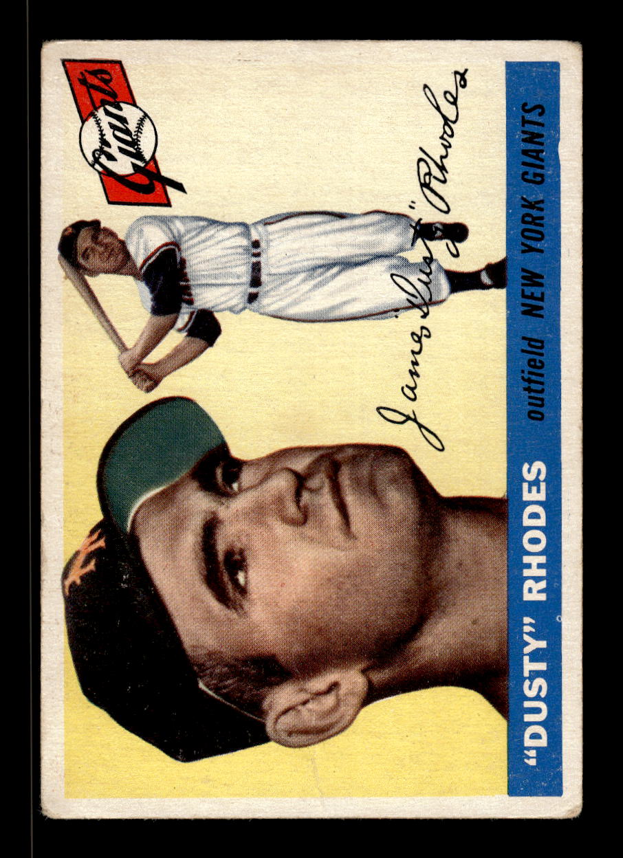 1955 Topps #1 Dusty Rhodes New York Giants VG MM26013803