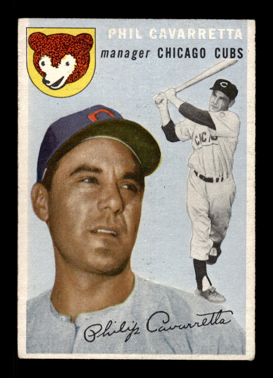 1954 Topps #55 Phil Cavarretta Chicago Cubs VG MM26013806
