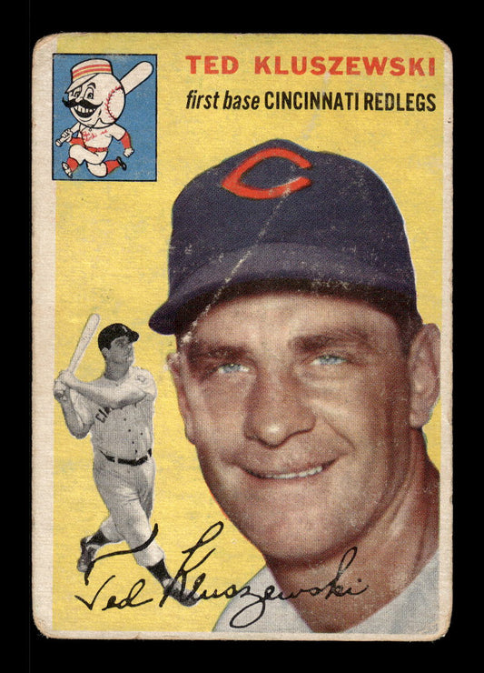 1954 Topps #7 Ted Kluszewski Cincinnati Redlegs Poor MM26013813