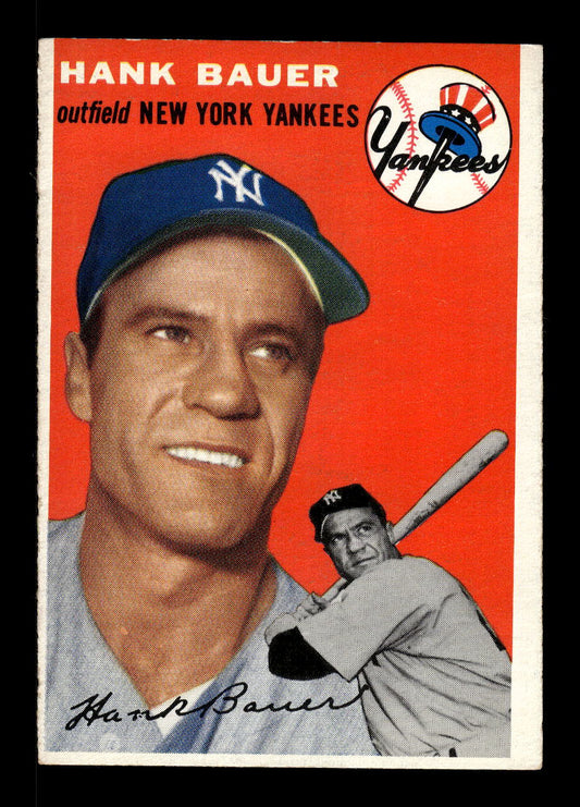 1954 Topps #130 Hank Bauer New York Yankees VG MM26013816