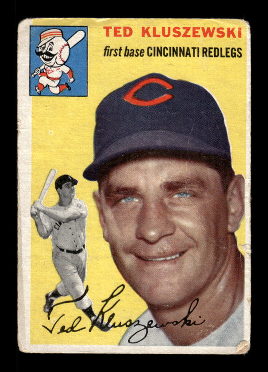 1954 Topps #7 Ted Kluszewski Cincinnati Redlegs Poor MM26013817