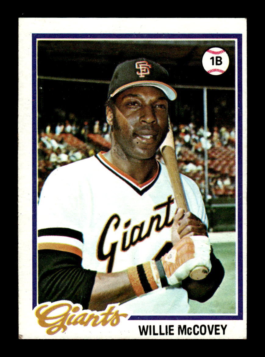 1978 Topps #34 Willie McCovey San Francisco Giants EX MM26013923