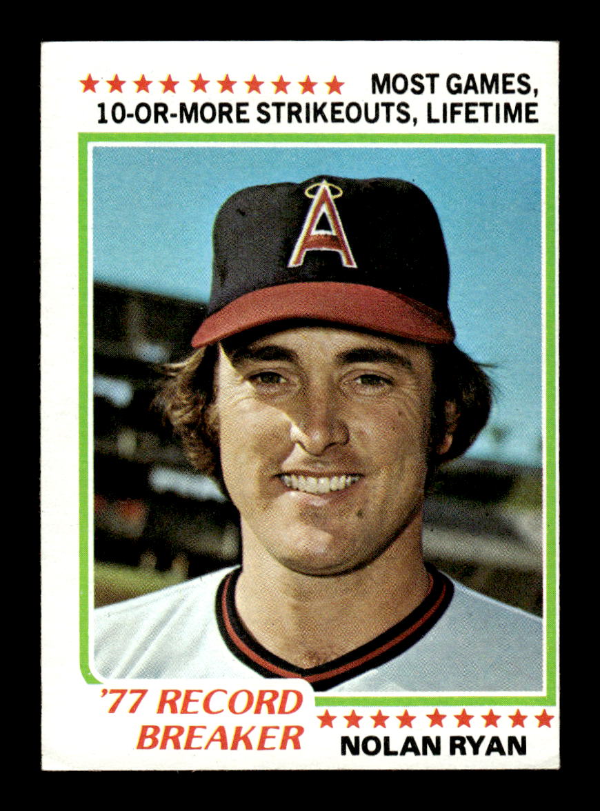 1978 Topps #6 Nolan Ryan California Angels EX MM26013924