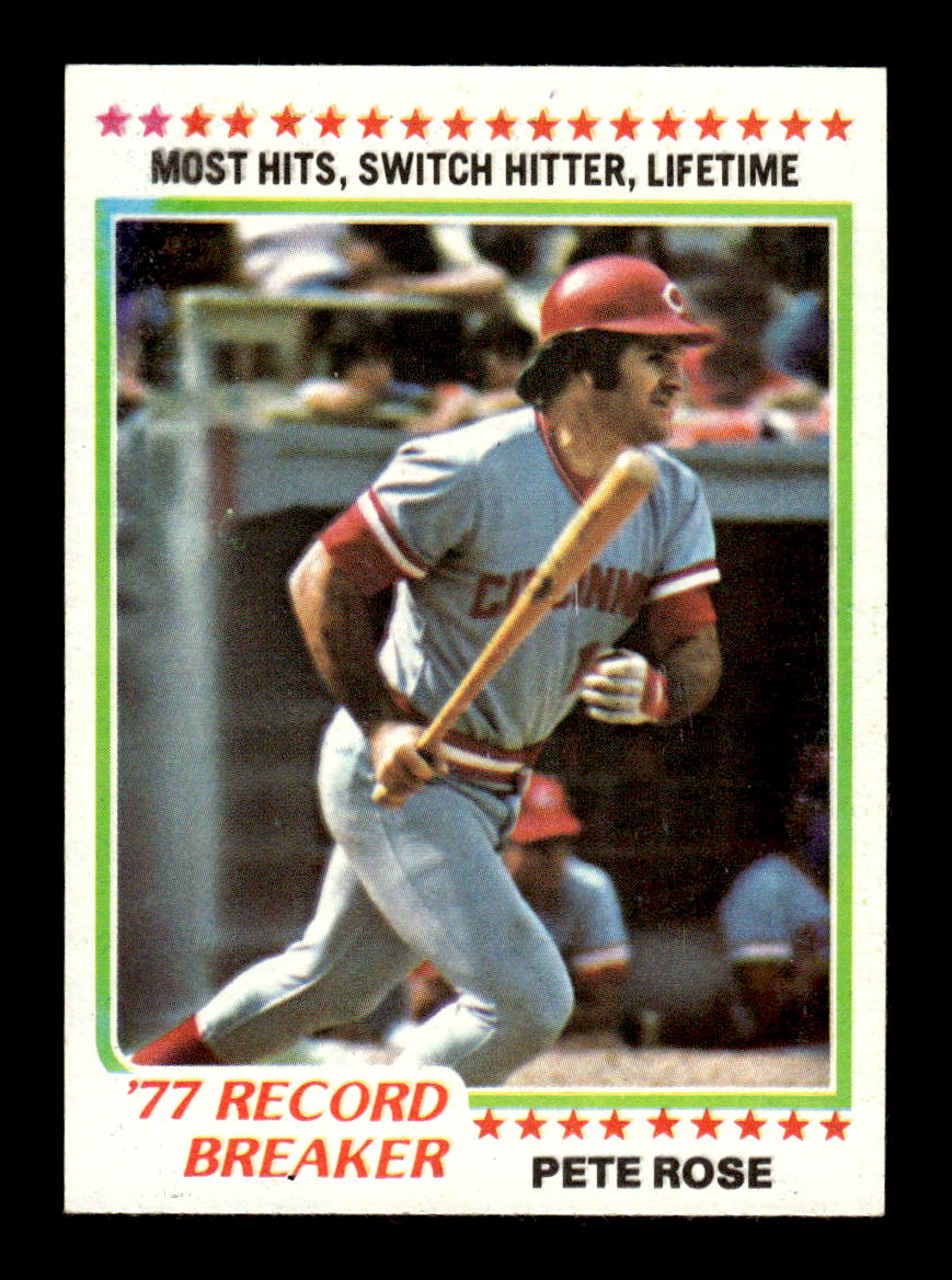 1978 Topps #5 Pete Rose Cincinnati Reds EX MM26013930