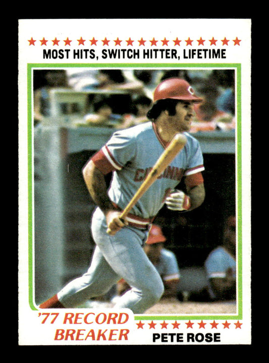1978 Topps #5 Pete Rose Cincinnati Reds EX MM26013931