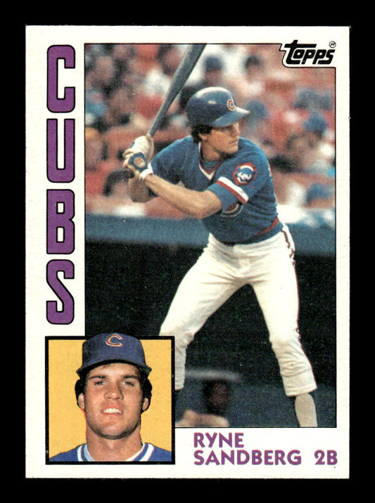 1984 Topps #596 Ryne Sandberg Chicago Cubs EX MM26013934