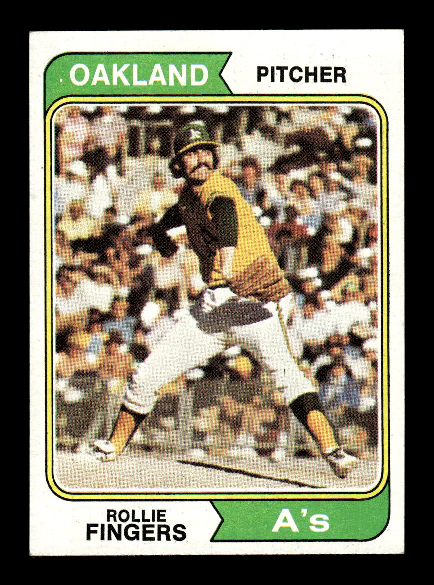 1974 Topps #212 Rollie Fingers Oakland Athletics EX MM26013937
