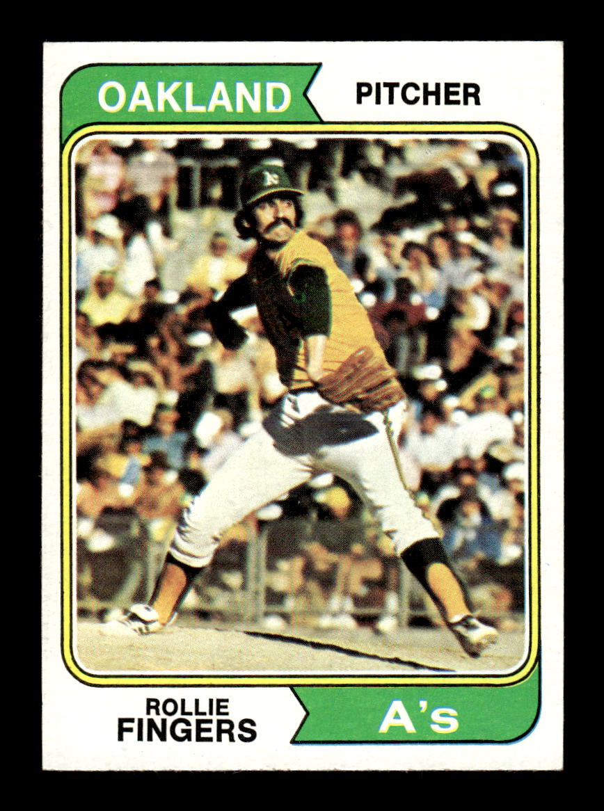 1974 Topps #212 Rollie Fingers Oakland Athletics EX MM26013939