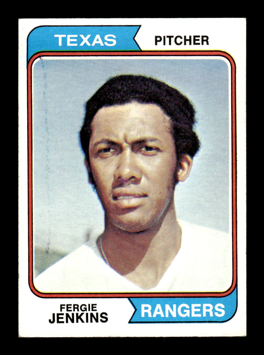 1974 Topps #87 Fergie Jenkins Texas Rangers EX MM26013948