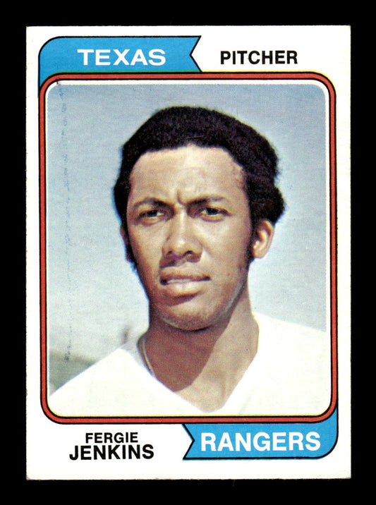 1974 Topps #87 Fergie Jenkins Texas Rangers EX MM26013948